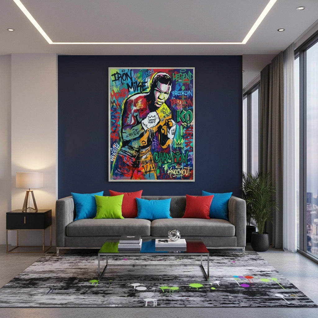 2Tyson Graffiti Pop Art - Fine Art