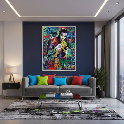 Tyson Graffiti Pop Art - Fine Art