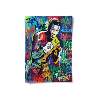 Tyson Graffiti Pop Art - Poster