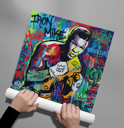 Tyson Graffiti Pop Art - Poster