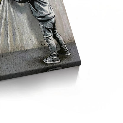 Urban Child Graffiti Reveal - Canvas
