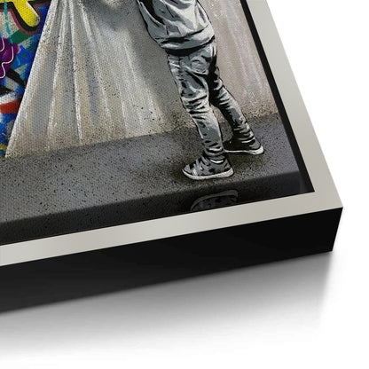 Urban Child Graffiti Reveal - Canvas