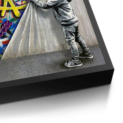 Urban Child Graffiti Reveal - Fine Art