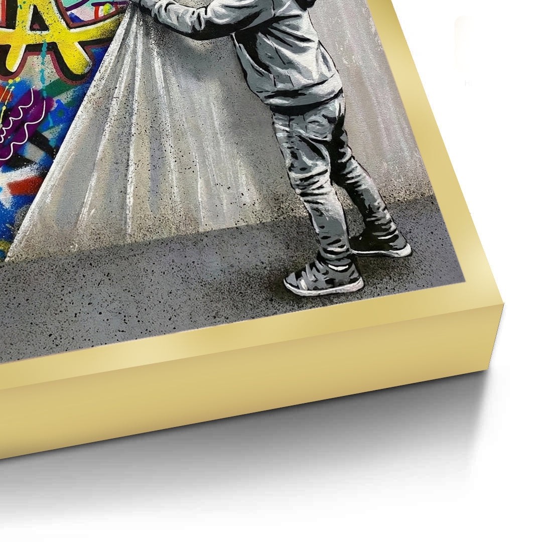 2Urban Child Graffiti Reveal - Fine Art