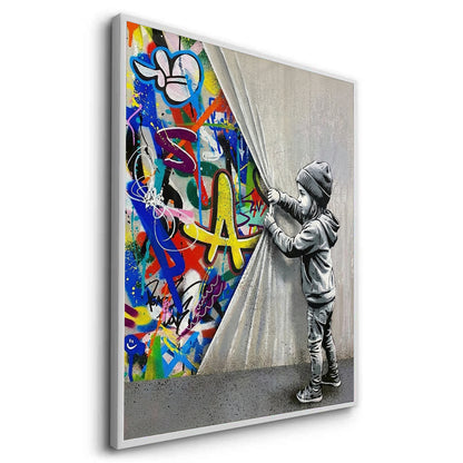 Urban Child Graffiti Reveal - Fine Art