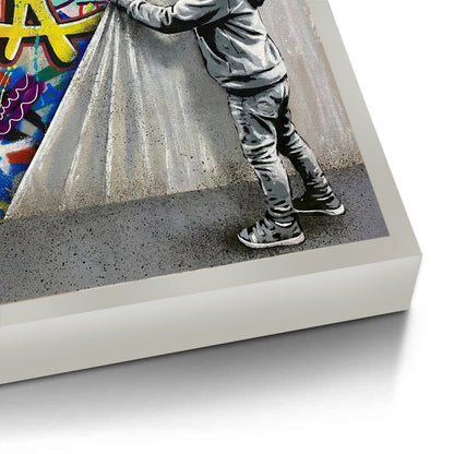Urban Child Graffiti Reveal - Fine Art