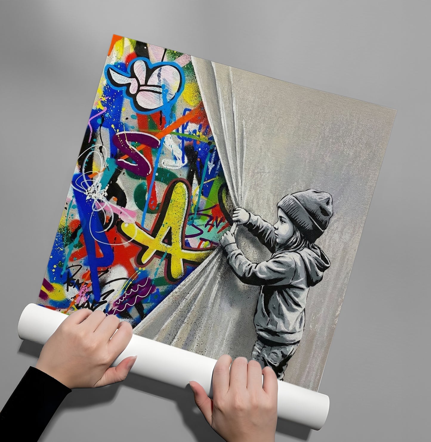 2Urban Child Graffiti Reveal - Poster