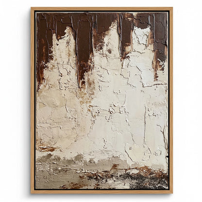 Close-up of Urban Decay Abstract textured plaster showing a distressed, industrial concrete effect for UAE interiors.