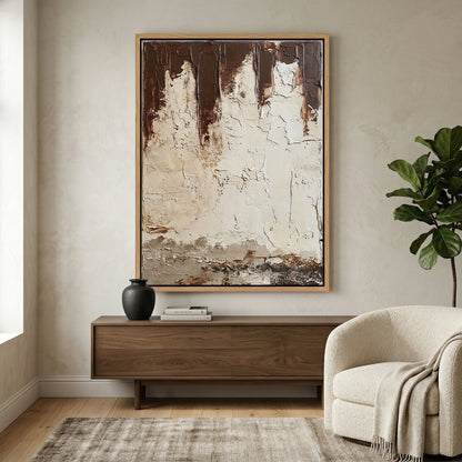 Textured swatch of Urban Decay Abstract plaster, featuring a moody, distressed loft-style finish.
