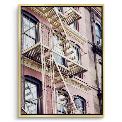 Urban Fire Escape - Canvas