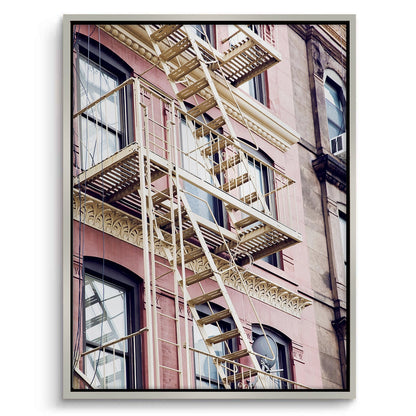 Urban Fire Escape - Canvas