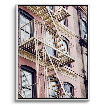 Urban Fire Escape - Canvas