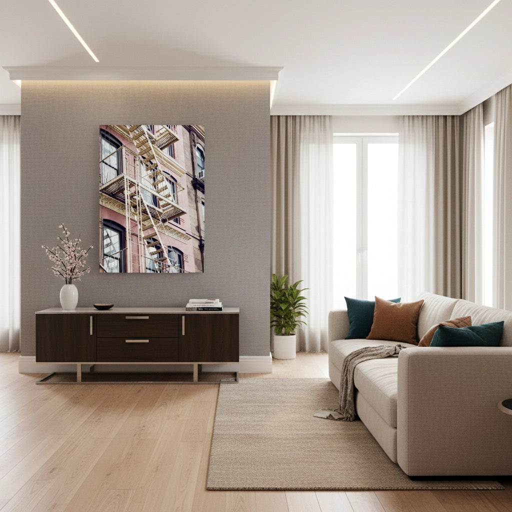 2Urban Fire Escape - Canvas