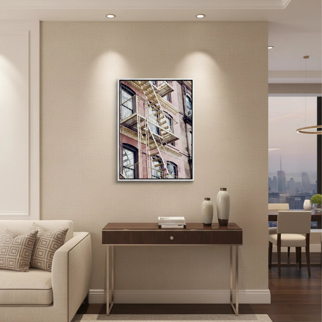 2Urban Fire Escape - Canvas