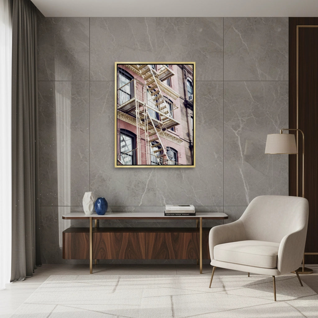 2Urban Fire Escape - Canvas
