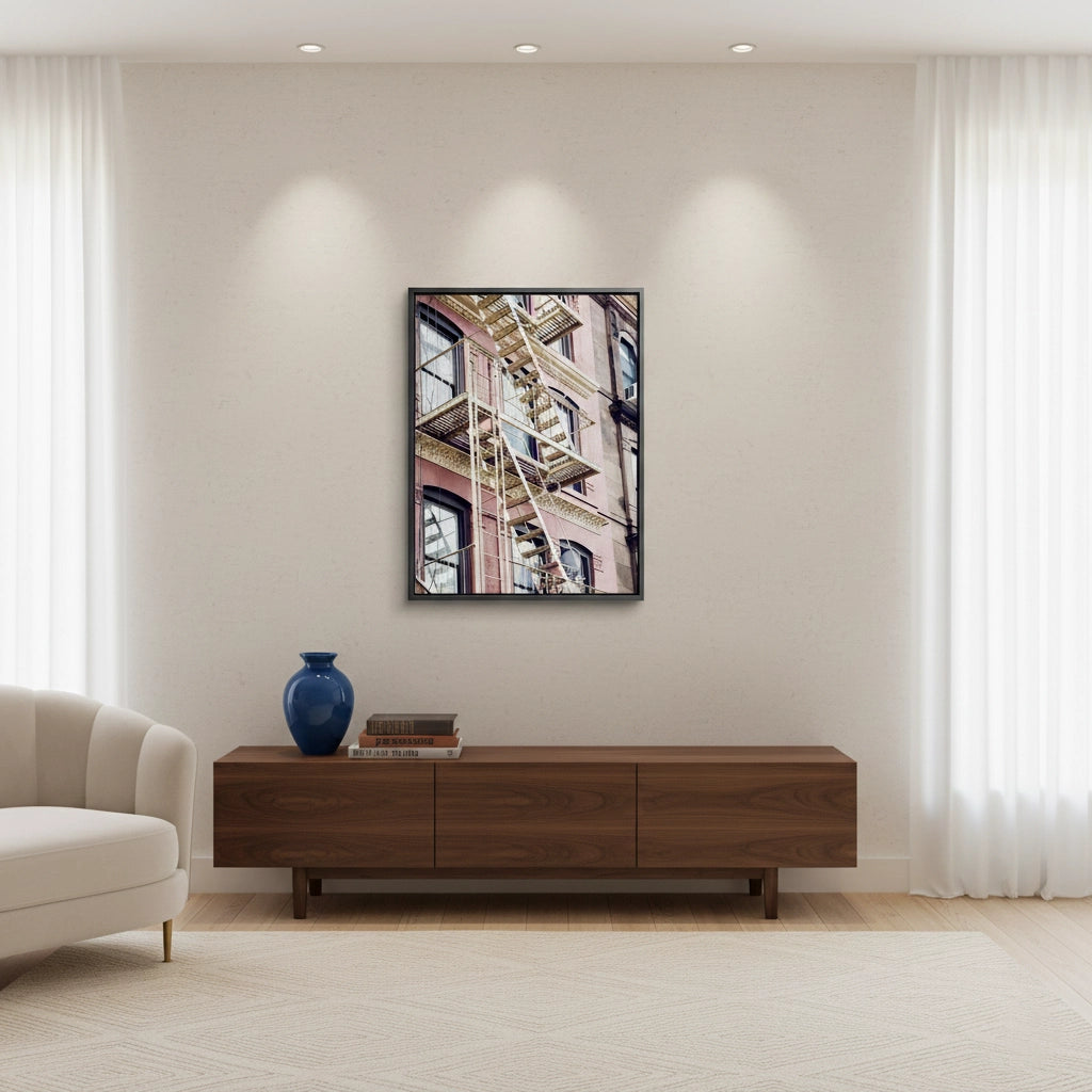 2Urban Fire Escape - Canvas