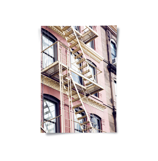 Urban Fire Escape  - Poster