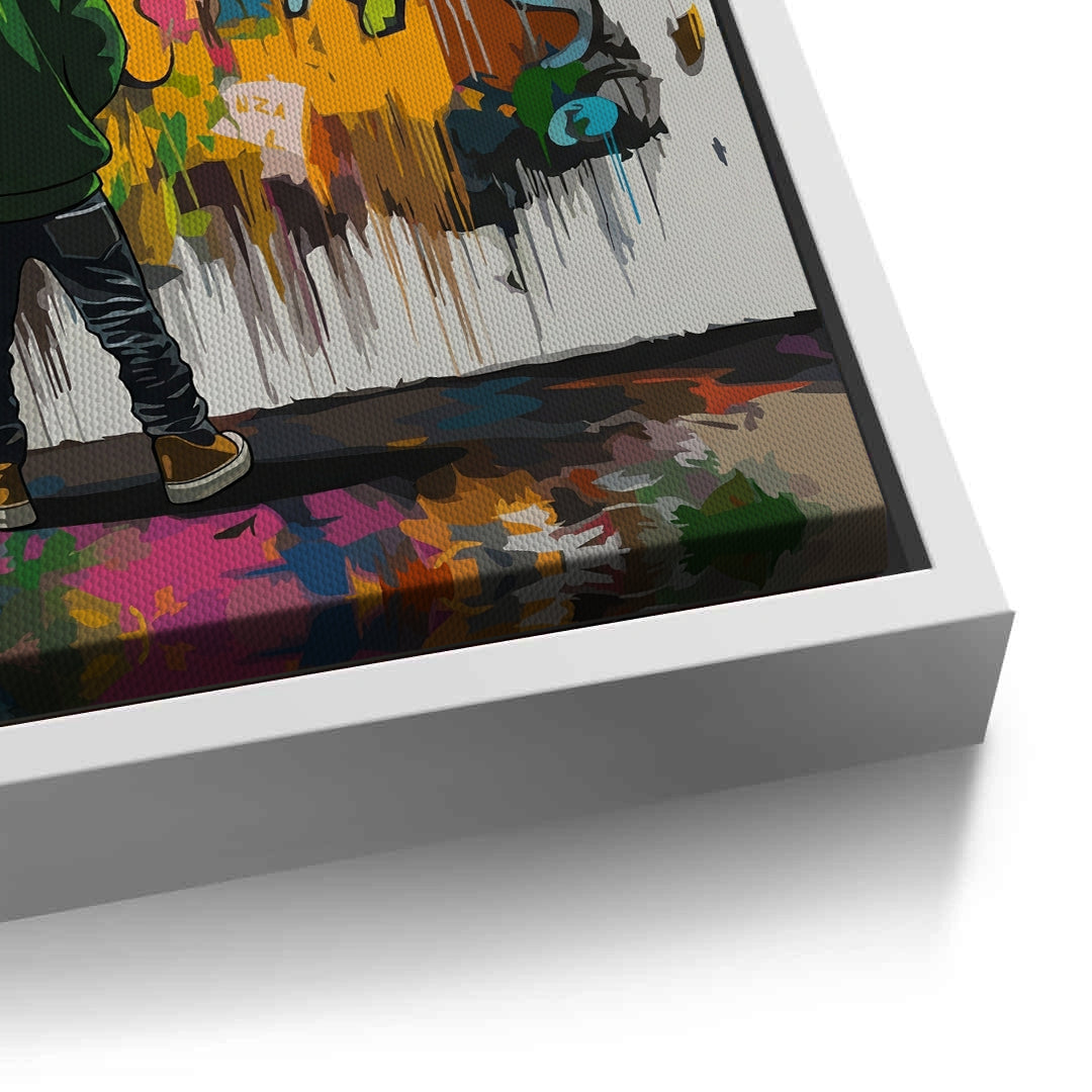 2Urban Graffiti Boy - Canvas