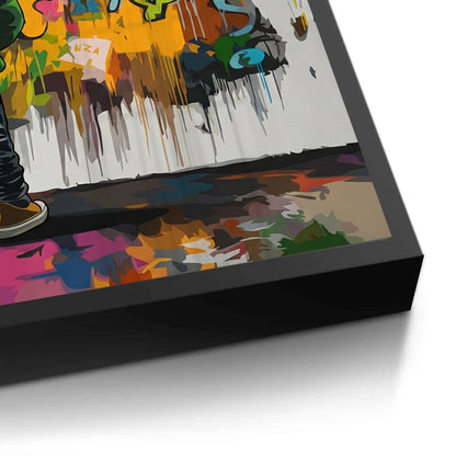 Urban Graffiti Boy - Fine Art