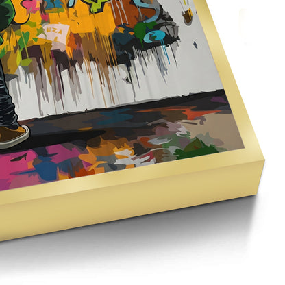 Urban Graffiti Boy - Fine Art