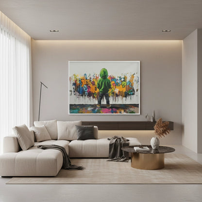 Urban Graffiti Boy - Fine Art