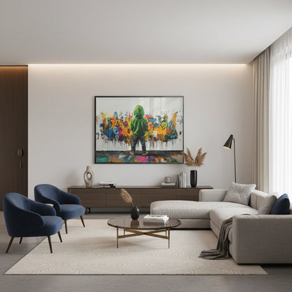 Urban Graffiti Boy - Fine Art