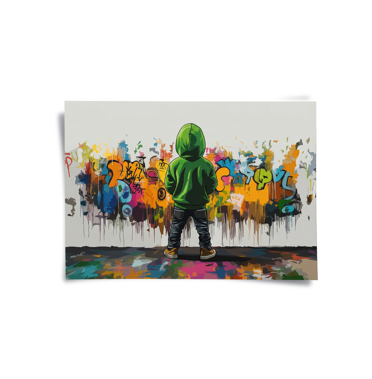 2Urban Graffiti Boy - Poster