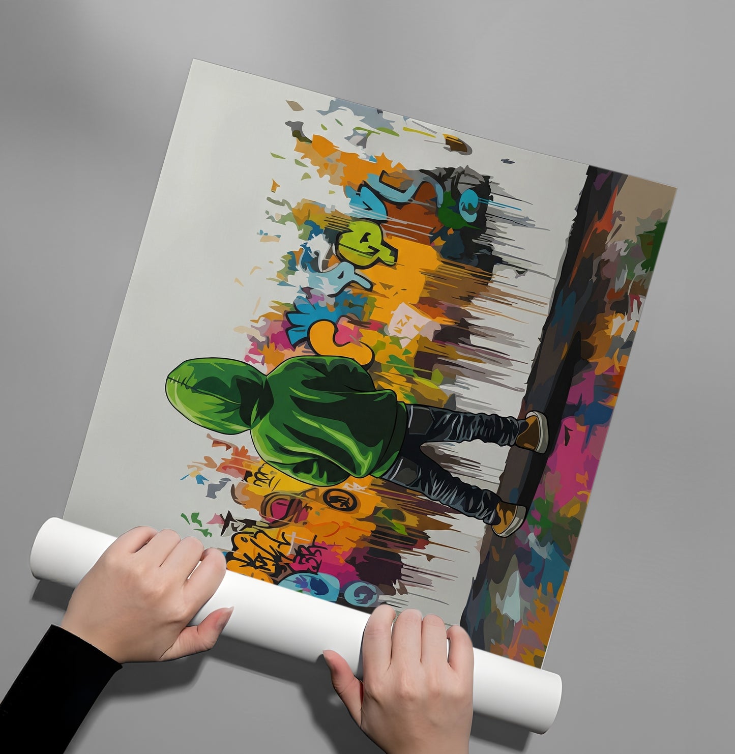 2Urban Graffiti Boy - Poster