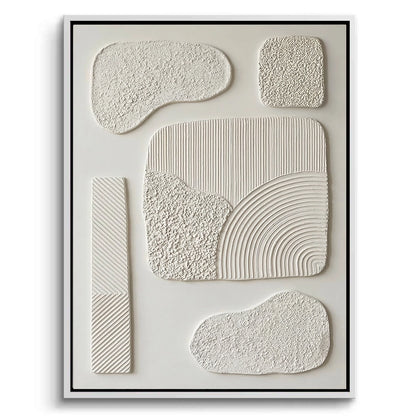 Urban Plaster wall art featuring textured plaster surfaces with minimalist urban design, perfect for modern UAE home decor