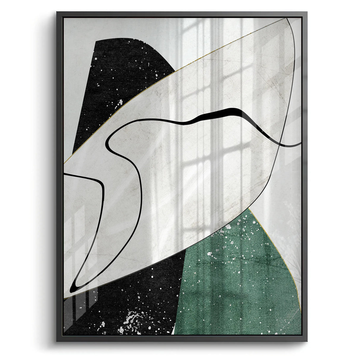 Veiled Geometry - Acrylic - Jasmineart.ae