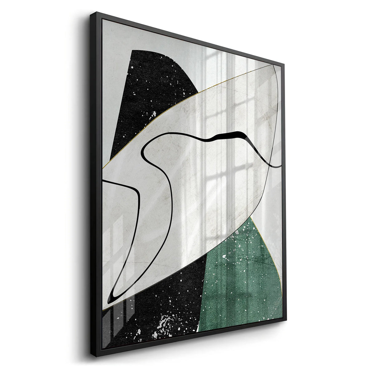 Veiled Geometry - Acrylic - Jasmineart.ae