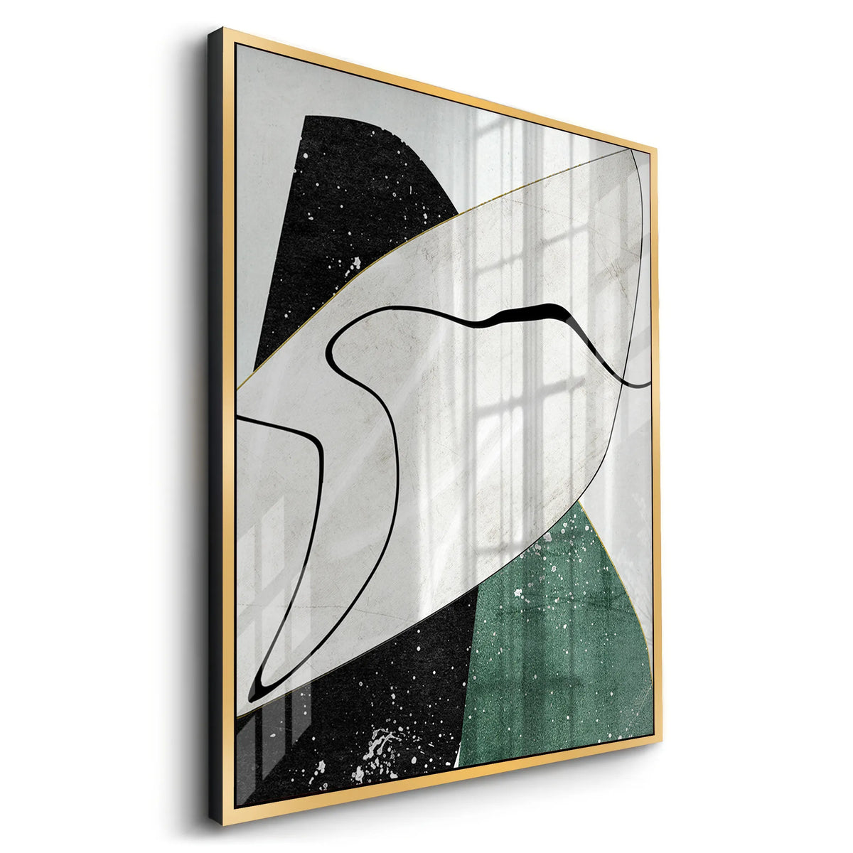 Veiled Geometry - Acrylic - Jasmineart.ae