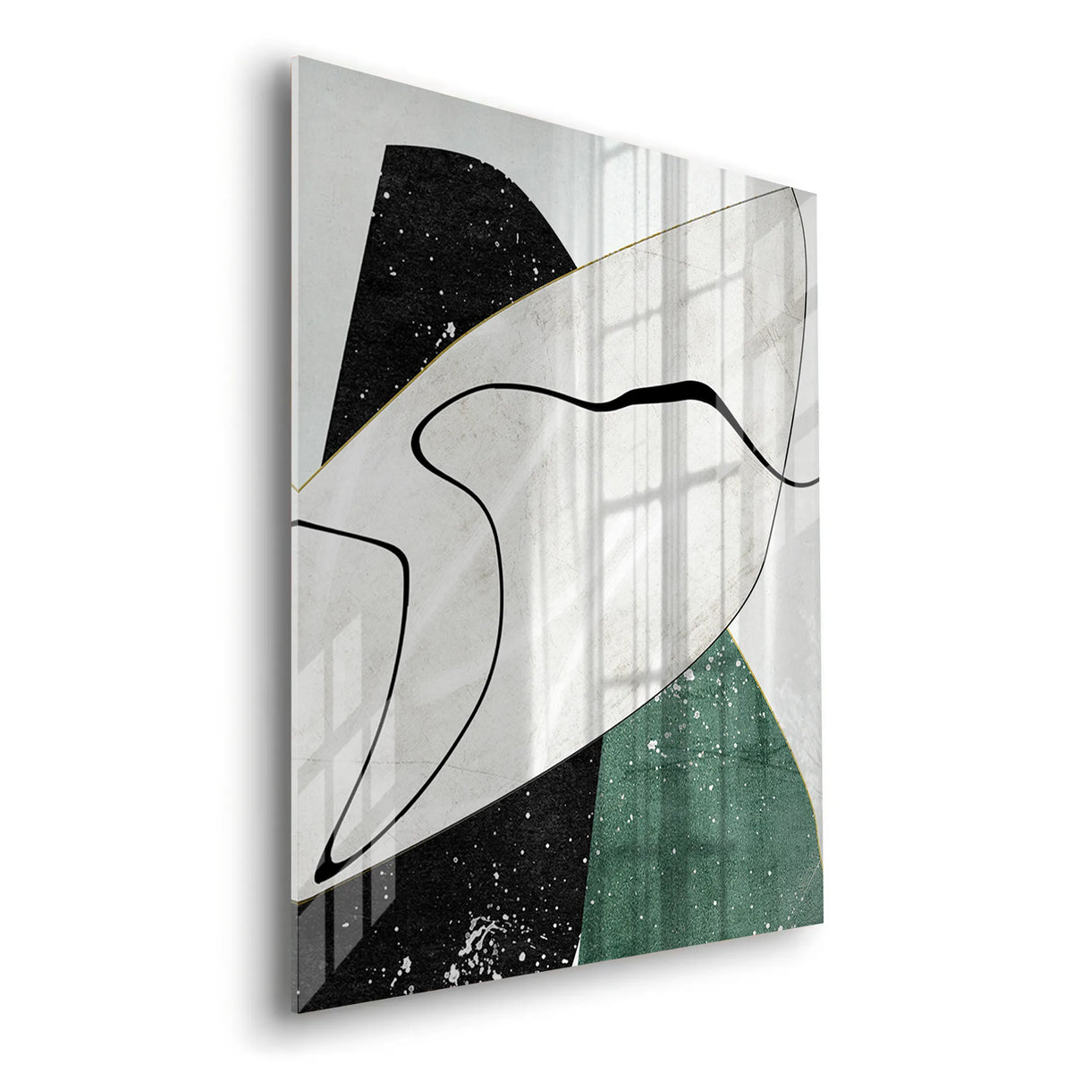 Veiled Geometry - Acrylic - Jasmineart.ae