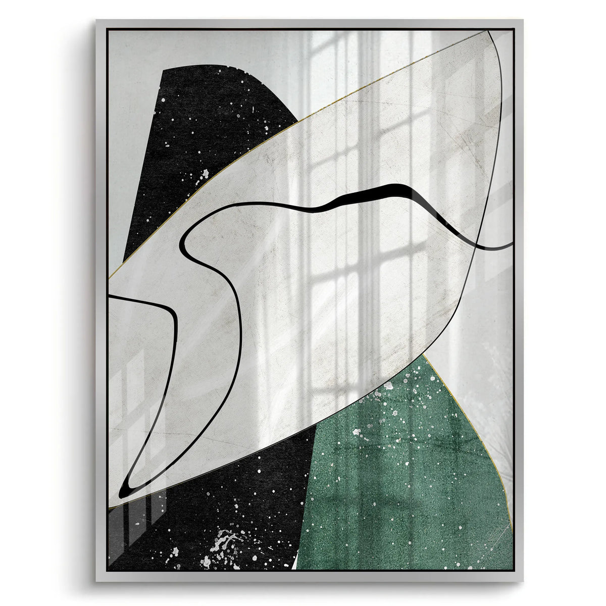 Veiled Geometry - Acrylic - Jasmineart.ae