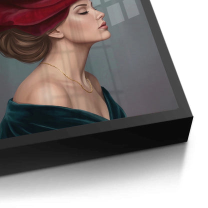 Velvet Rose Portrait - Fine Art