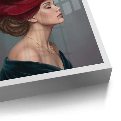 Velvet Rose Portrait - Fine Art