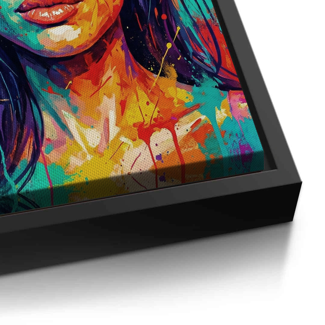2Vibrant Angelina Pop Art - Canvas