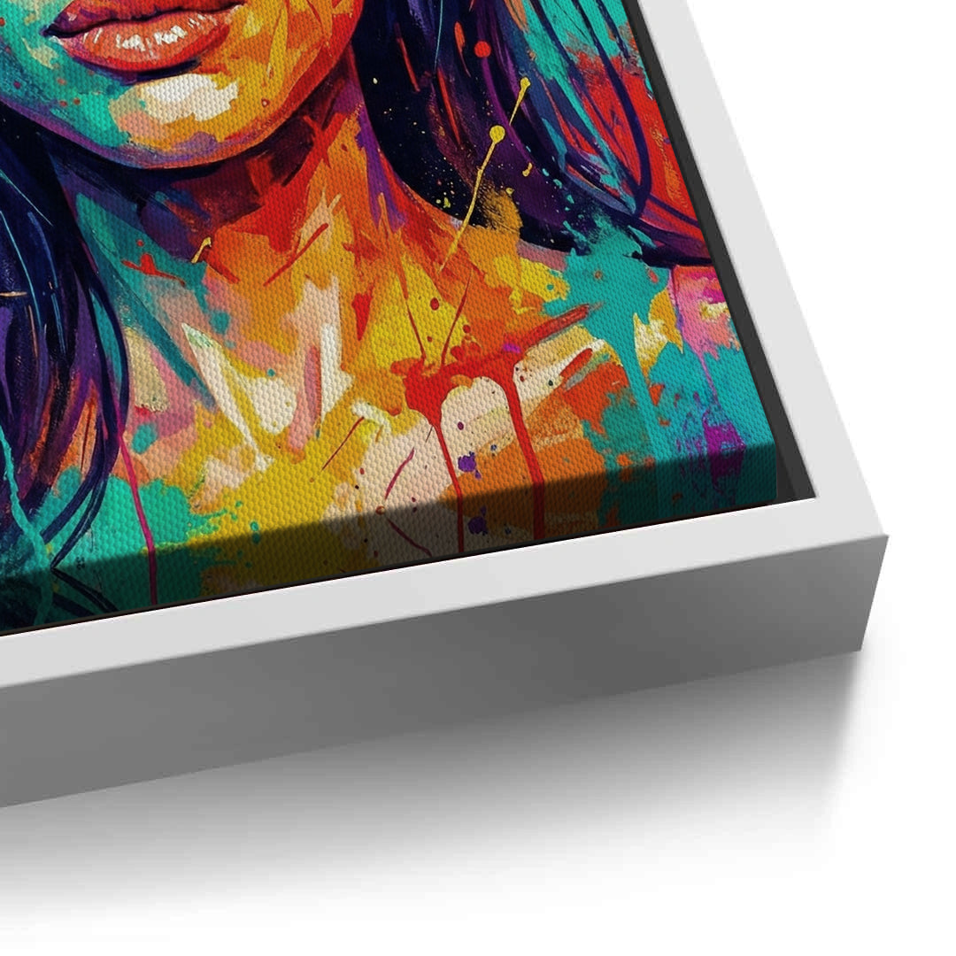 2Vibrant Angelina Pop Art - Canvas