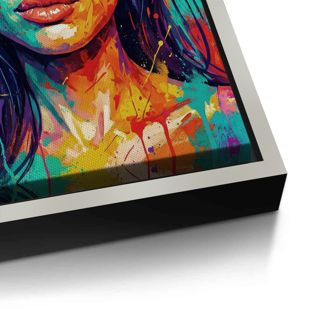 2Vibrant Angelina Pop Art - Canvas