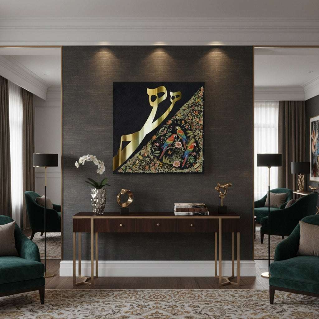 Vibrant Birds - Canvas