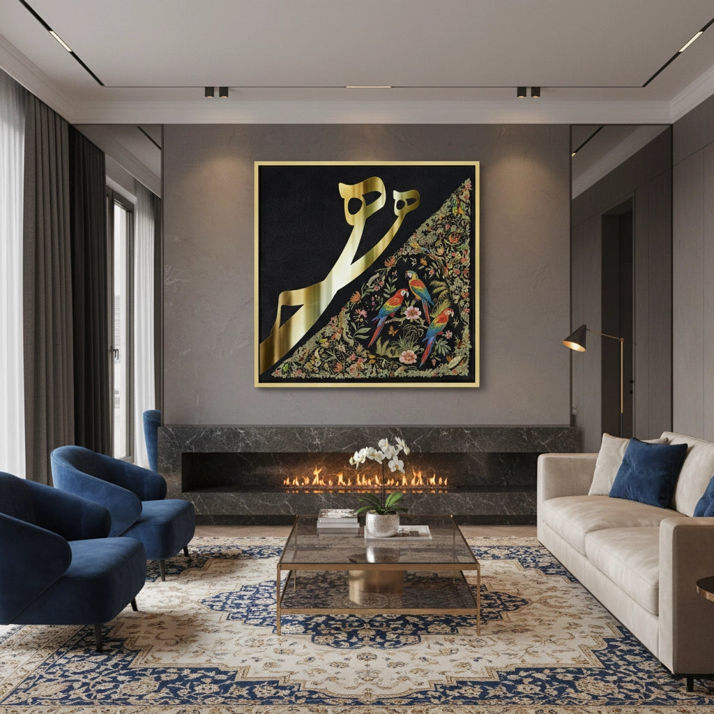 2Vibrant Birds - Canvas