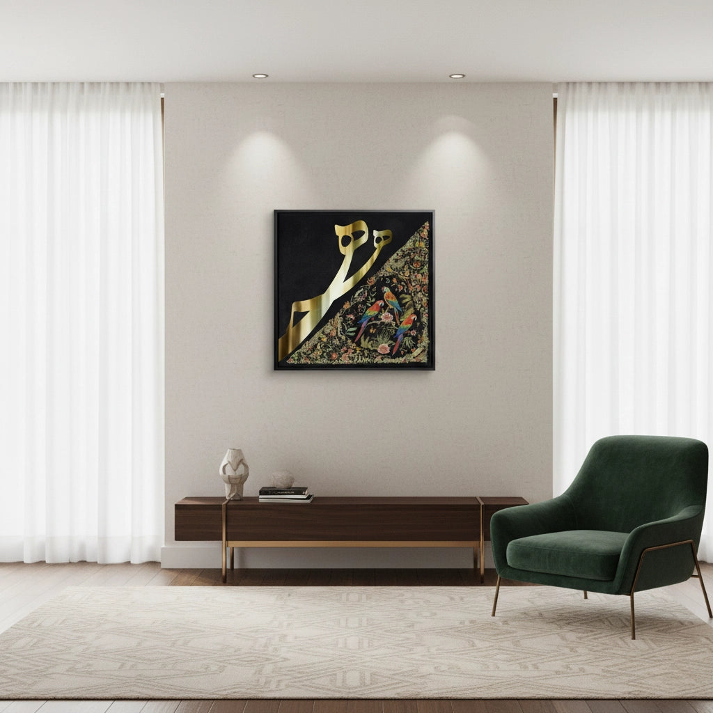 2Vibrant Birds - Canvas