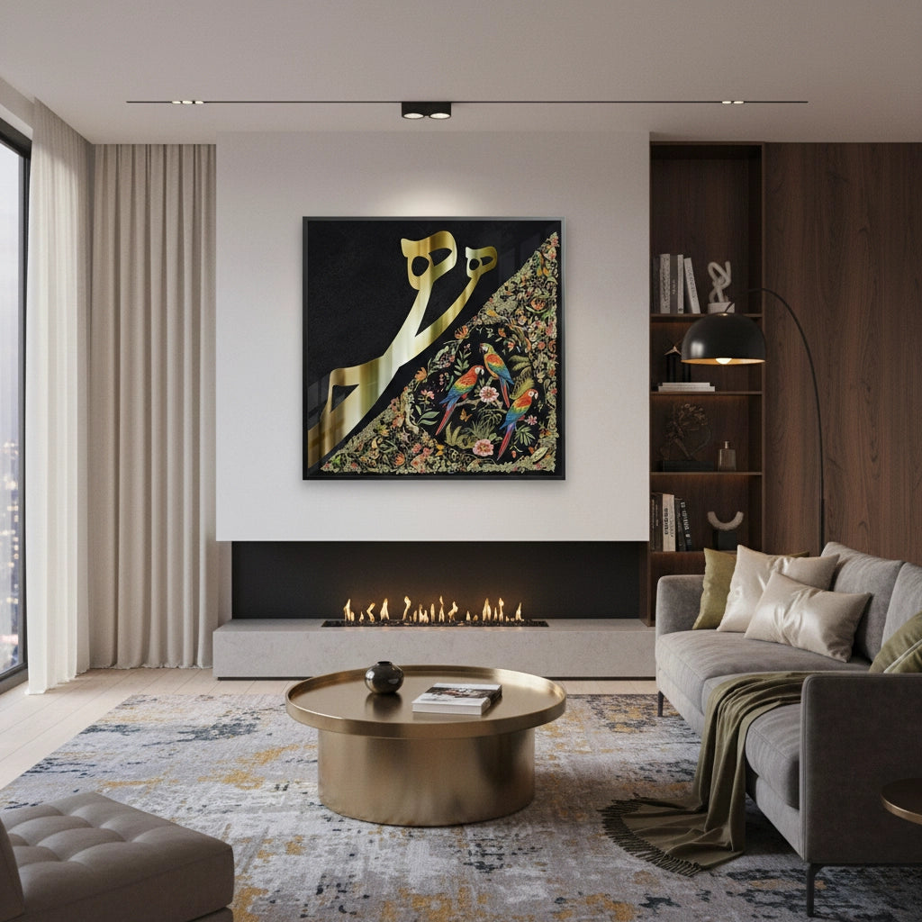 Vibrant Birds - Fine Art