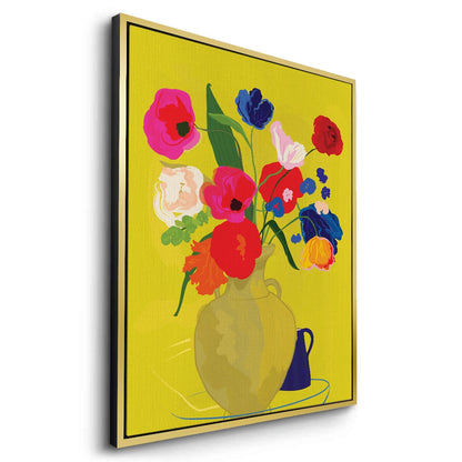 Vibrant Floral Still Life - Canvas