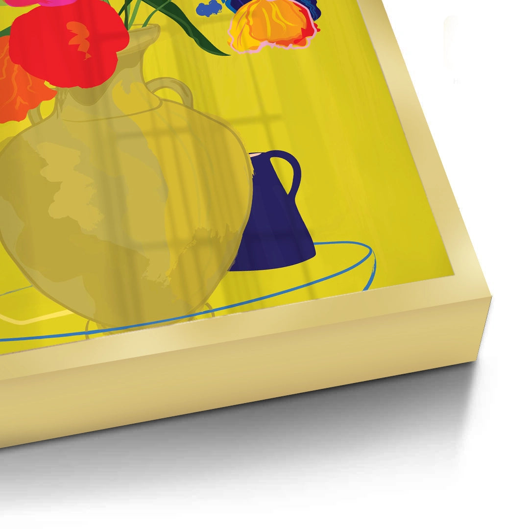 2Vibrant Floral Still Life - Fine Art