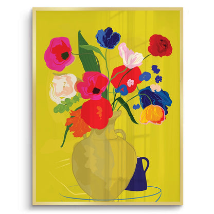 Vibrant Floral Still Life - Fine Art