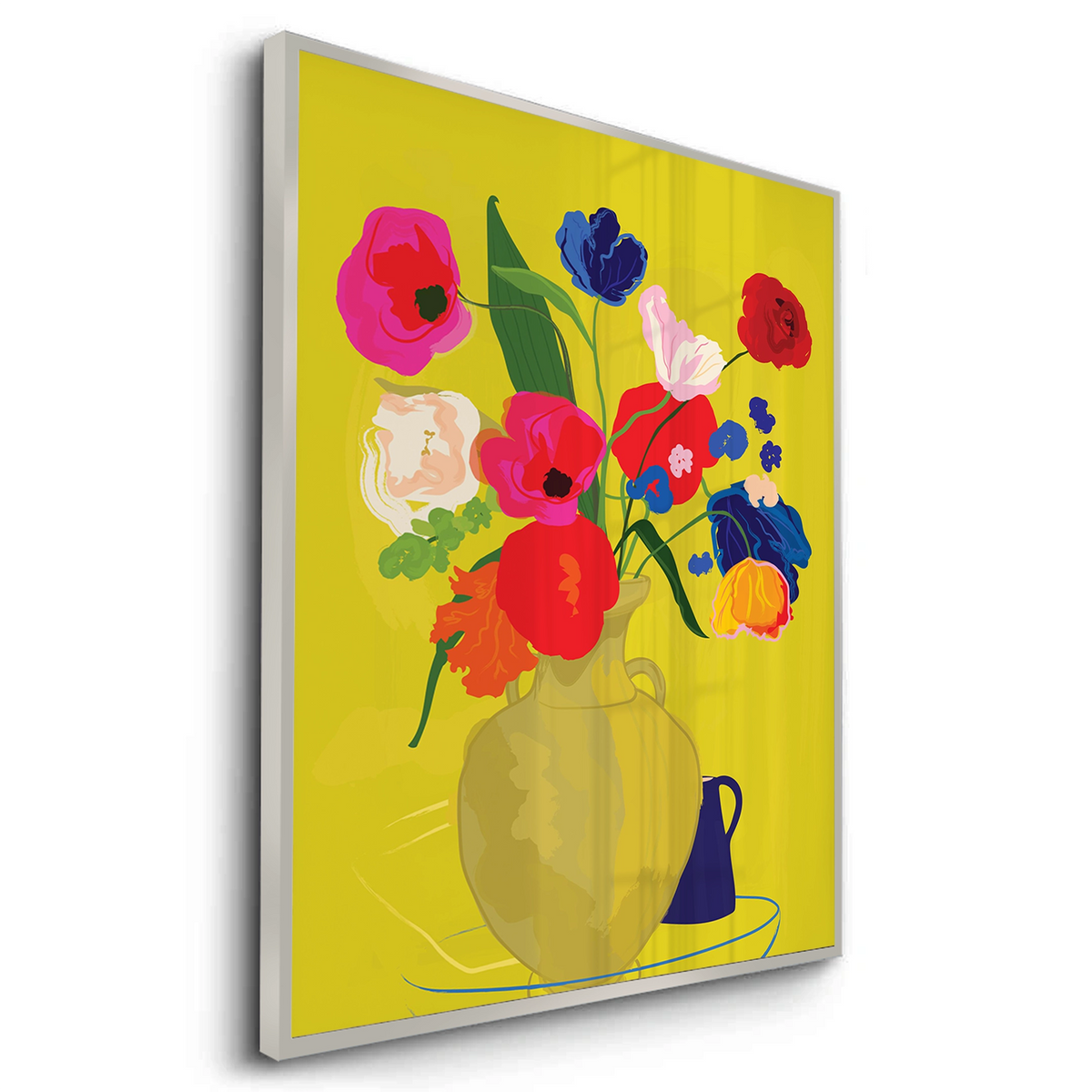 Vibrant Floral Still Life - Fine Art