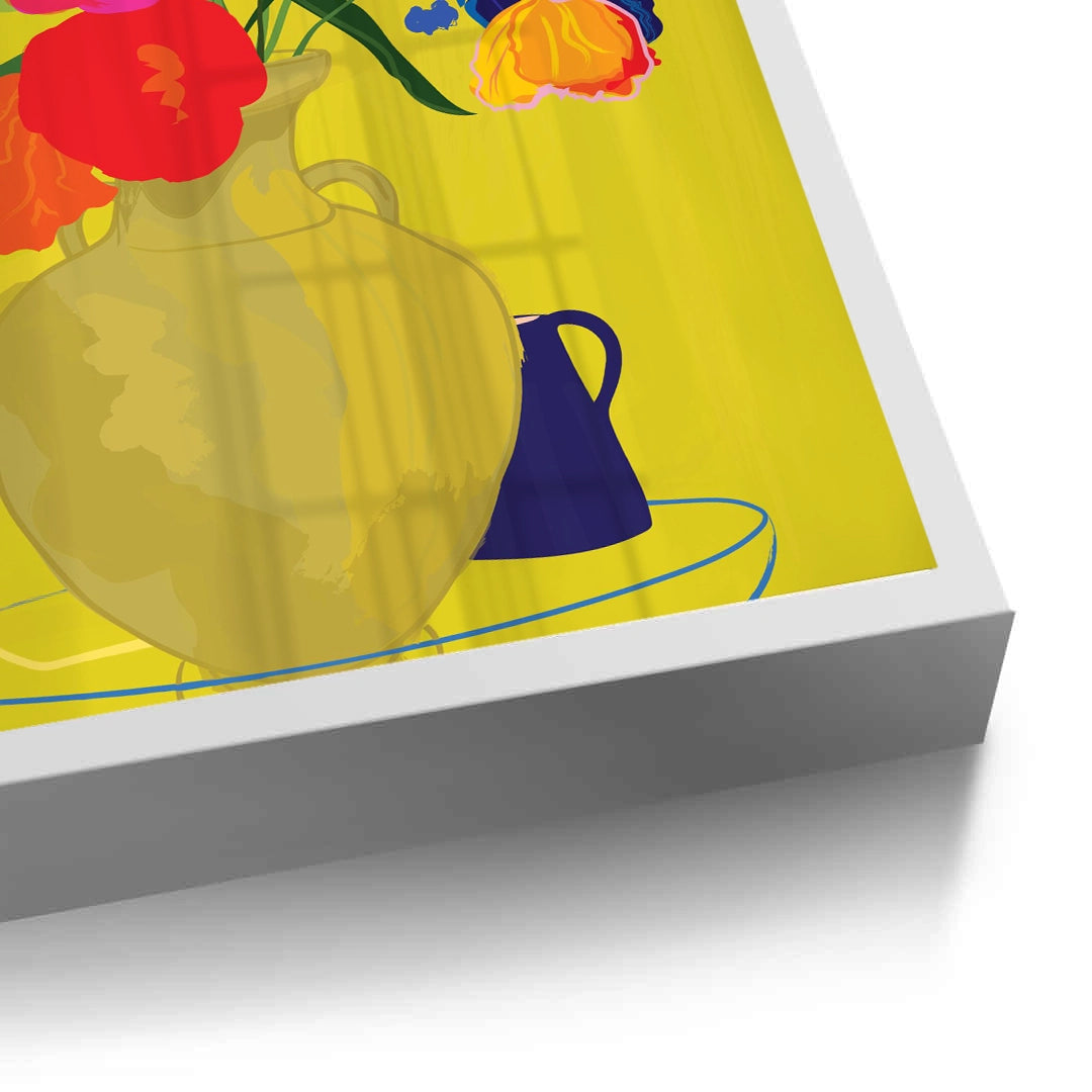 2Vibrant Floral Still Life - Fine Art