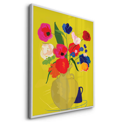Vibrant Floral Still Life - Fine Art