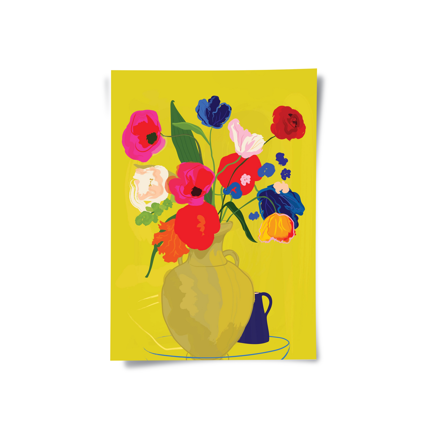 2Vibrant Floral Still Life - Poster